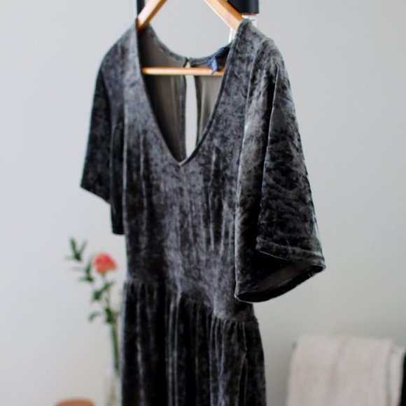 Velvet Romper - Picture 1 of 5
